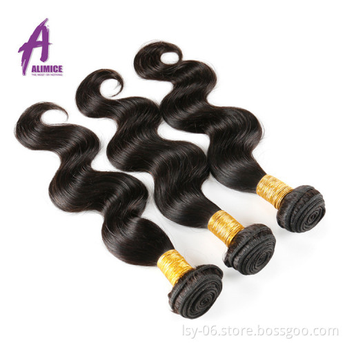 Full and Intact Cuticle Sew in hair extension, Factory supplier Double weft 100% Crochet braiding hair